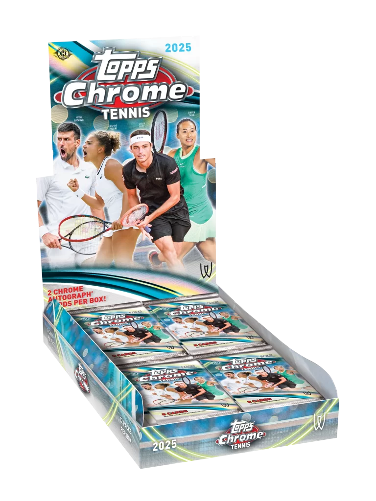 Topps Tennis Chrome Hobby 2025 PACK (1 Single Pack)