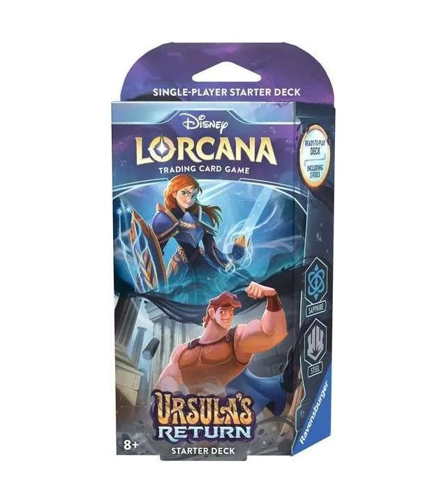 Disney Lorcana TCG Ursula's Return Series 4 Starter Deck - Sapphire & Steel