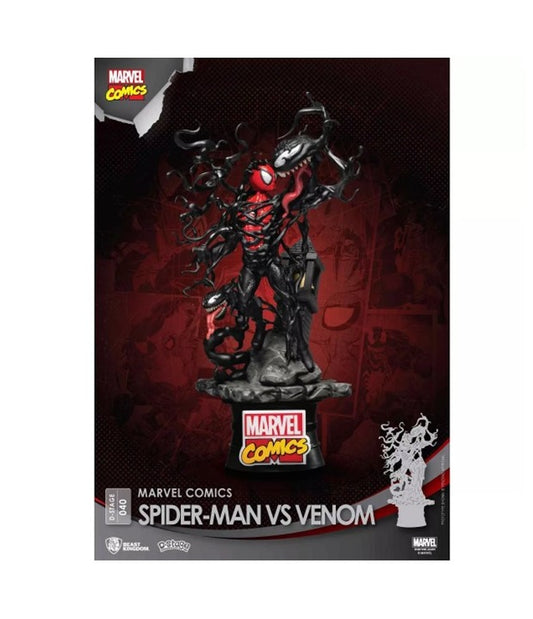 MARVEL COMICS SPIDERMAN VS VENOM - BEAST KINGDOM D STAGE FIGURE