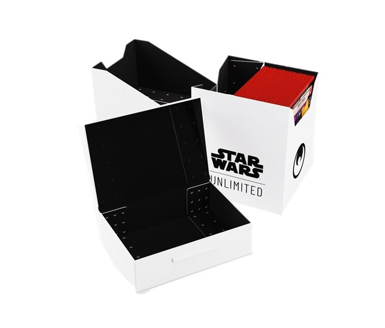 Star Wars Unlimited Soft Crate - Deck Box - White/Black by Gamegenic