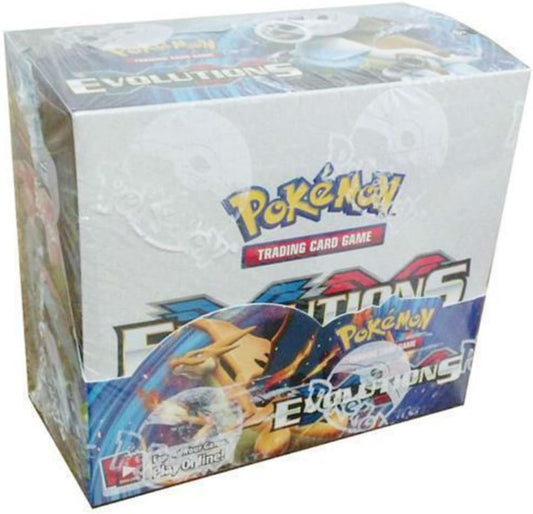 Pokemon XY Evolutions Booster Box (Sealed) with acrylic case
