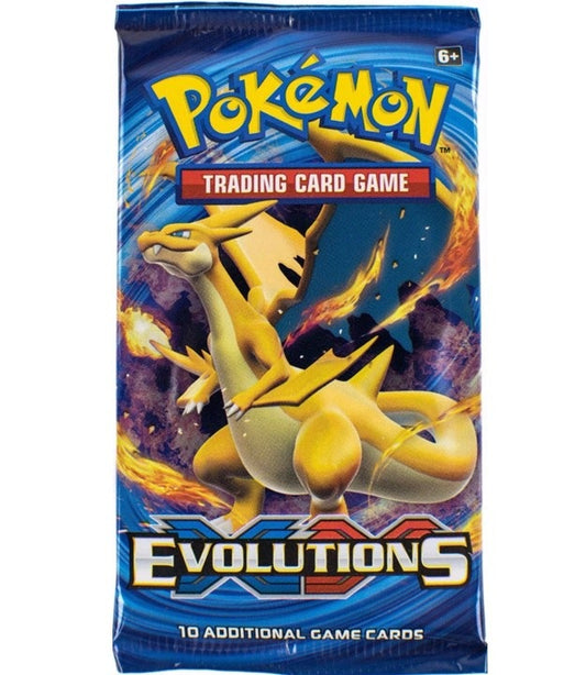 Pokemon XY Evolutions Booster pack with booster pack one-touch included.